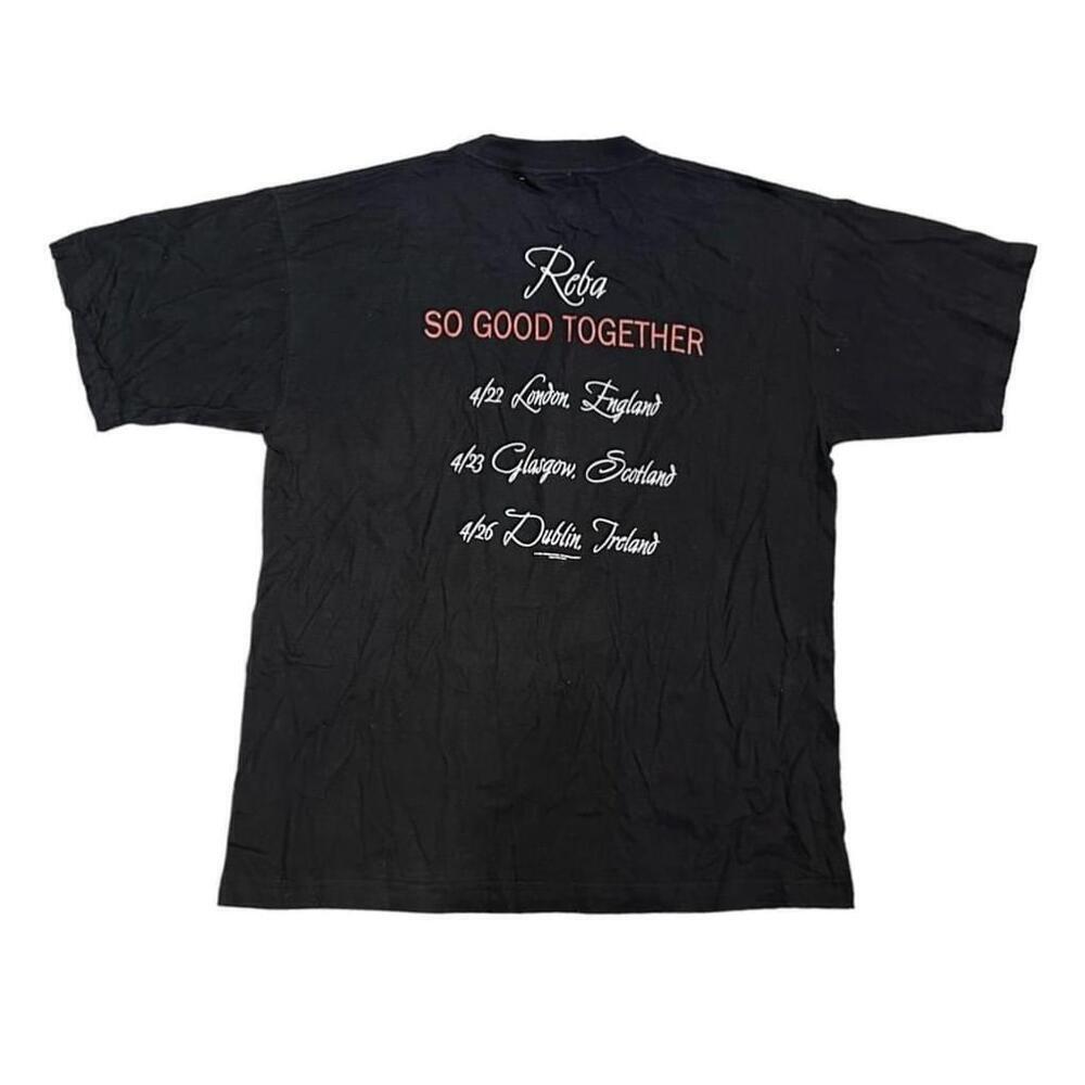 Vintage 00 Reba So Good Together Concert Tour Europe Black Size L​​​ - Picture 2 of 10